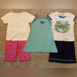 5 piece girls bundle lot size small 5 / 6